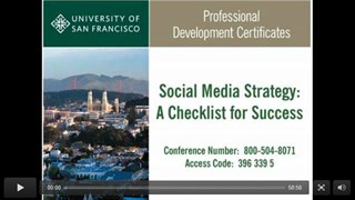 Social Media Strategy Webinar a Checklist for Success